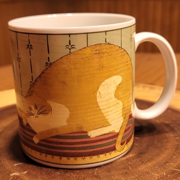 Warren Kimble Cat Collection Mug Cup Stoneware 10 oz. - Picture 3 of 7
